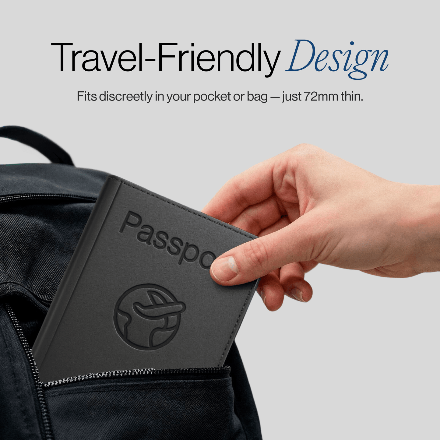Trackable Passport Cover