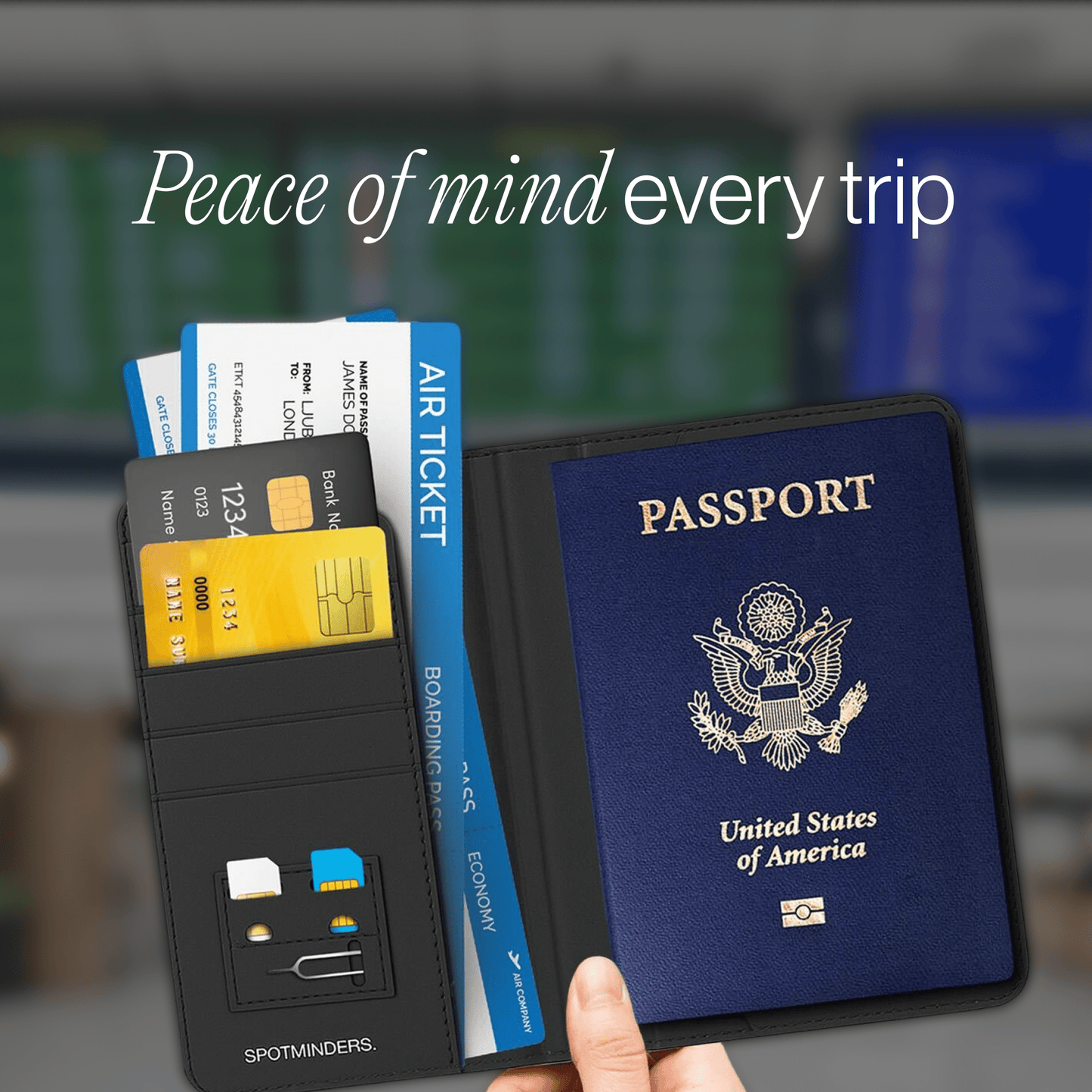 Trackable Passport Cover